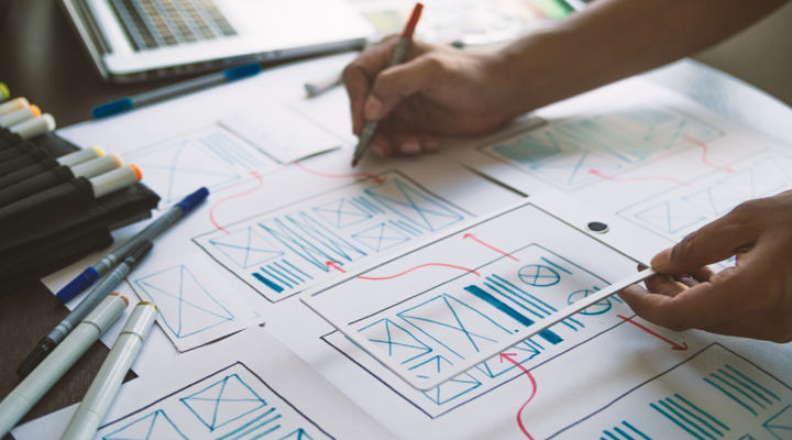 Wireframe prototype
